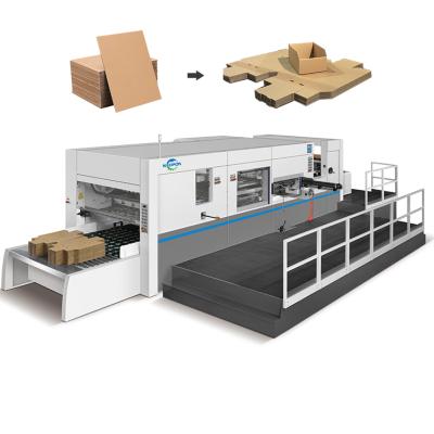 China MHK-1650FC Printing Trays Die Cutting And Creasing Cutter Flatbed Tray Punching Machine for sale