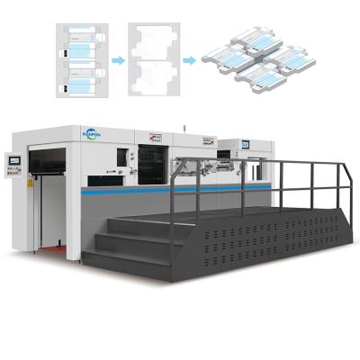 China MHK-1050CE Full Automatic Printing Shops Carton Box Creasing Die Cutting Machine for sale