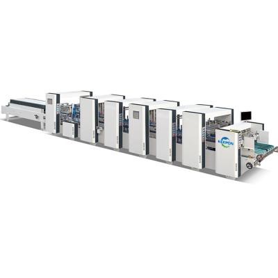 China Printing Shops 15 Years Experience Automatic High Speed ​​Paper Carton 4 6 Box Folder Corner Gluer Machine for sale