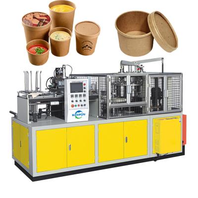 China Printing Shops 20 Years Experience High Automatic Large Salad Paper Bowl Forming Machine With Good Price for sale