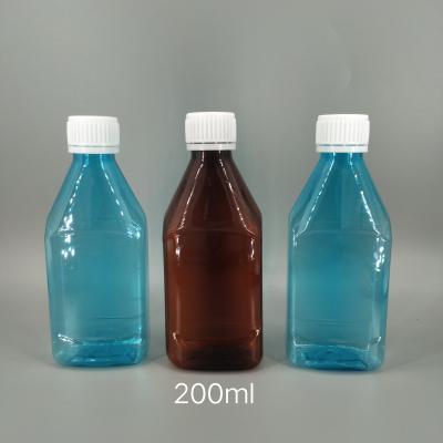 Cina Medicine PET Plastic Container Cough Syrup Bottle Liquid Oral Medicine Bottle With Kid Safe Bottle in vendita