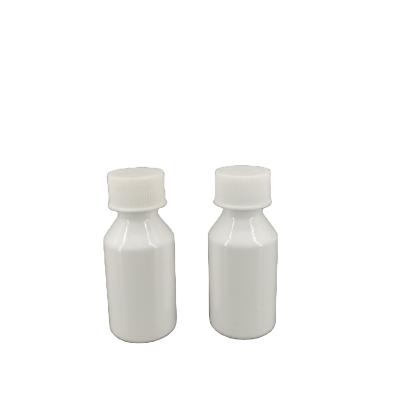 China High Quality Amber White Nonindicating Syrup Bottle Round 45ml PET Oral Liquid Medicine Bottle With Screw Cap à venda