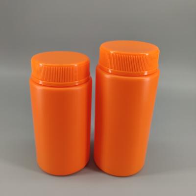 China Hot Sale 175cc 200cc Medicine HDPE Plastic Food Grade Bottle Medical Plastic Bottle Candy Container With Cap en venta