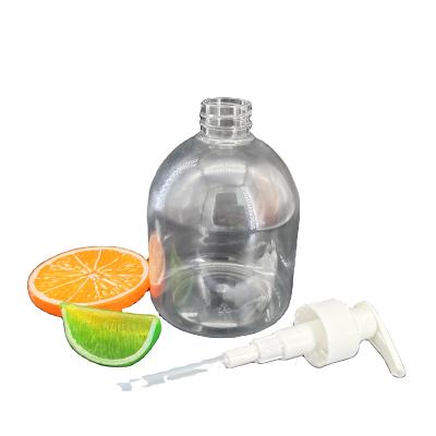 中国 BEAUTY PACKAGING Wholesale Price PET Round Clear 500ml Pump Dispenser Plastic Foam Bottle For Liquid Soap 販売のため