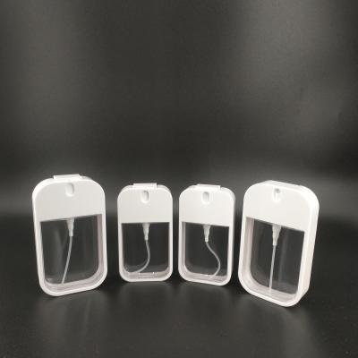 China Plastic PET Cosmetic Bottle Supplier China Sprayers Empty Various Shapes 40ml Credit Card Perfume Bottles for sale