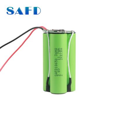 China Toys lithium ebike battery pack for electric rechargeable bike 3350mah 12V cylindrical 3s1p 18650 battery pack for sale