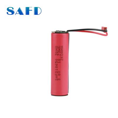 China Rechargeable toys 3000mAh 3.6volt 1S1P 18650 Li ion bateria lithium battery pack batteries pack for scooter for sale