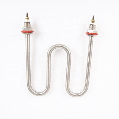 China Industrial Heating Parts Liquid Electric Heating Tube 12V 24V DC Immersion Heater Element for sale