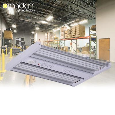 China 150 watt industrial indoor garage workshop linear area high bay warehouse led lighting 5000k commercial led highbay light fixture for sale