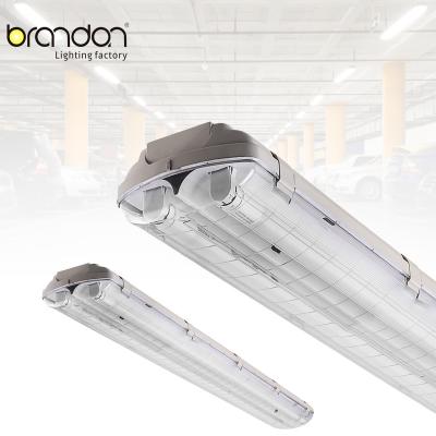 China Surface Mounted 4ft Led IP65 T8 Tri-proof LED Light Tube Or Fluorescent Waterproof Lamp Fixture 2ft Straight for sale