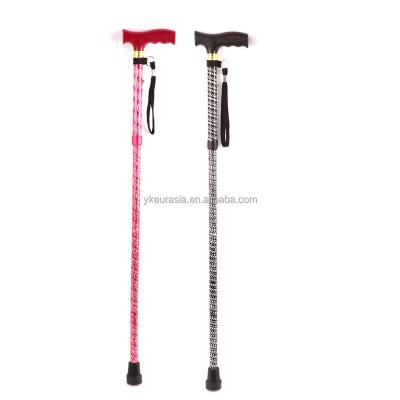 China 100 Kg Engraved Walking Stick Walking Cane Aluminum Cane Pole Cane Walking Crutch ER-TQE500 for sale