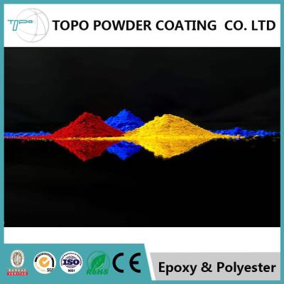 China Electrostatic Spray Thermoset Pure Epoxy Powder Coating RAL 1003 Signal Yellow Color for sale