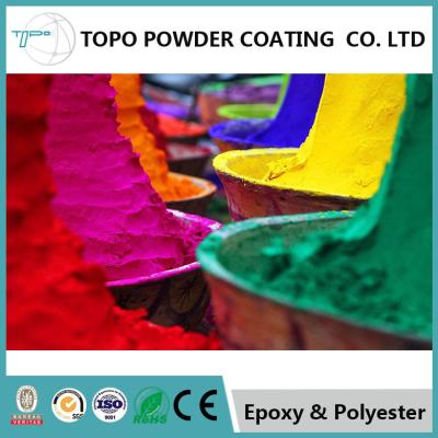 China RAL 1021 Colza Yellow Pure Epoxy Powder Coating High Mechanical Performance for sale