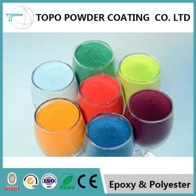 China Pure Interior Epoxy Resin Powder Coating , RAL1023 Traffic Yellow Powder Coat for sale