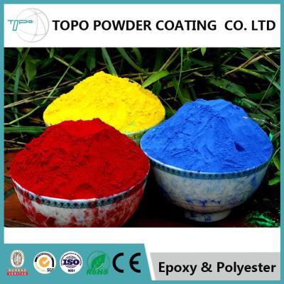 China Hammer Texture Metallic Red Powder Coat , Reliable Powder Coated Paint For Metal for sale