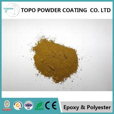 China RAL1000 green beige electrostatic thermoset powder coating for  outdoor metal iron for sale