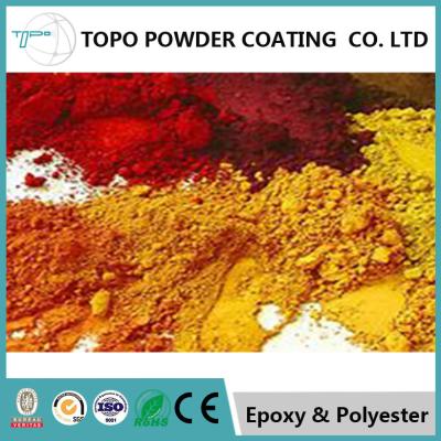 China RAL1004 golden yellow  electrostatic thermoset powder coating for Excellent appearance for sale