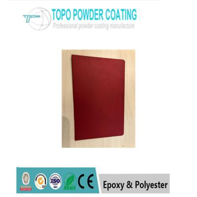 China Low Glossy Red Color Electrostatic Epoxy Polyester Powder Coating RAL3011 for sale