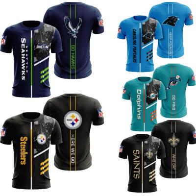 China Wholesale Casual All 32 NFL Club Men's T-shirt Sports Teams Steelers Jets Saints Plus Size Nfl Tank Top for sale