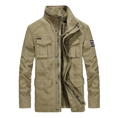 China 2021 Military Windproof Autumn Winter Outwear High Quality Cotton Cargo Coat Mens Winter Jackets for sale