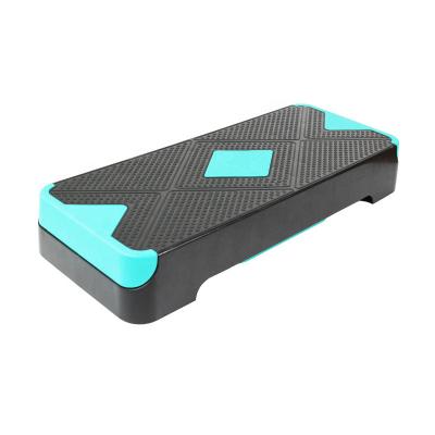 China Durable Adjustable Aerobic Fitness Steps Platform Profesional Exercise ABS PVC Custom Aerobic Step Board For Gym Fitness for sale