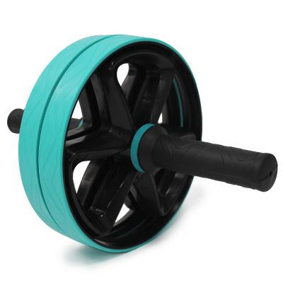 China Hot Selling Factory Muscle Home Fitness Exercise Force Training Ab Wheel Abdominal Roller For Leg Arm Size 36.5*17.8cm for sale