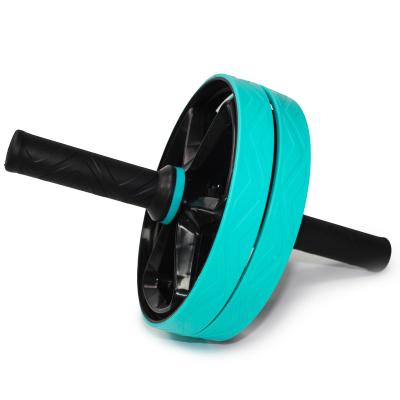 China Unisex Home Gym Workout Fitness Equipment Non Slip Abdominal Roller 36.5*17.8cm Rueda Wheel Exercise Muscle Training ABS Wheel for sale