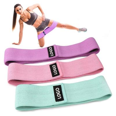 China Gray Fabric Resistant Bands Set 5 Booty Durable Elastic Pull Up Long Fabric Resistance Bands Custom Logo for sale