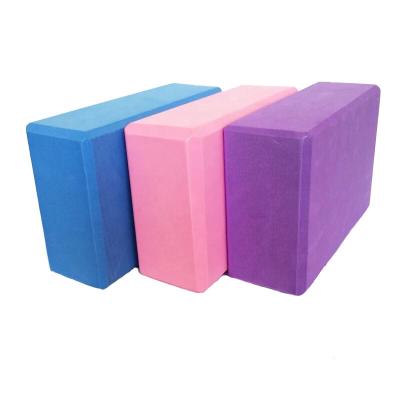 China Brand New Eco-Friendly Custom Made Reused Wholesale Logo Yoga Block Yoga Block EVA Yoga Exercise Foam for sale