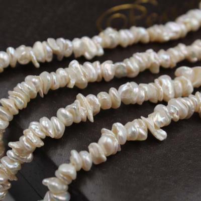 China Freshwater Freshwater Pearl Beads Natural Cultured Seed Pearl Jewelry Necklace For Sale Keshi Pearl String for sale