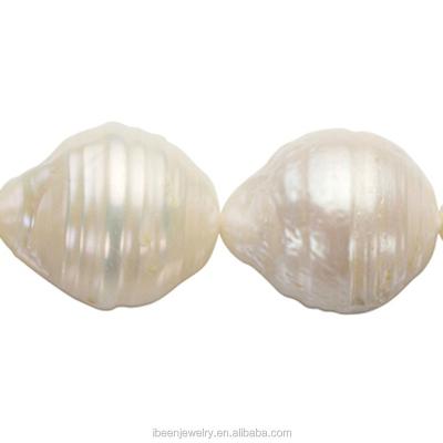 China Freshwater Pearl Freshwater Pearl Pearls Natural White Color Good Luster Cultured Wholesale Baroque Pearl Perler for sale