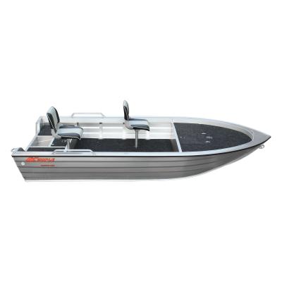 China Small lake factory wholesale freshwater durable welded aluminum freshwater fishing boats for sale for sale