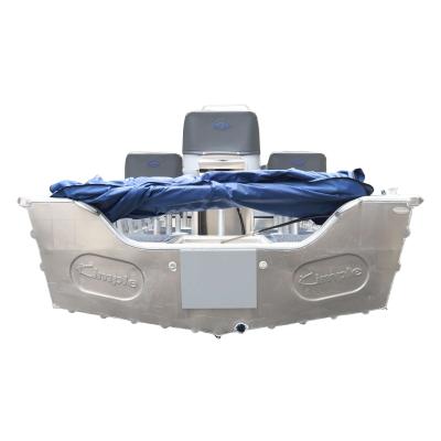 China Hot Sale R590 19ft Boat Aluminum Fishing Boat With Walk Around Deep Flat Bottom Aluminum Fishing Boat for sale