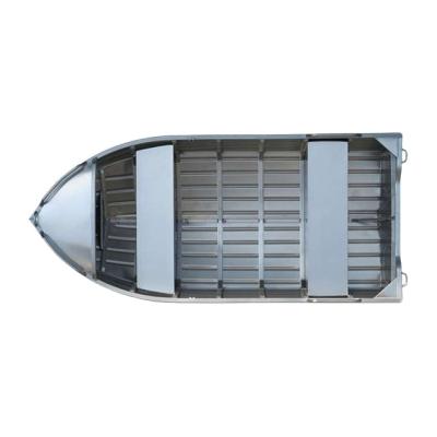 China Aluminum V Hull 14.4ft Bottom All Welded Small Aluminum Fishing Boats For Sale for sale