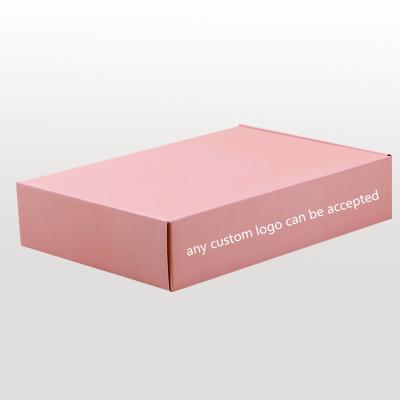 China Wholesale Custom Recyclable Eco Friendly Biodegradable Corrugated Logo Announcement Packing Gift Paper Shipping Packing Box Manufacturer for sale