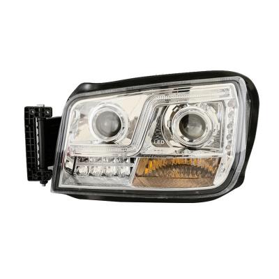 China SINOTRUK HOWO Truck LED Headlight Assembly Wg9719720002 White with Function Indicator for sale