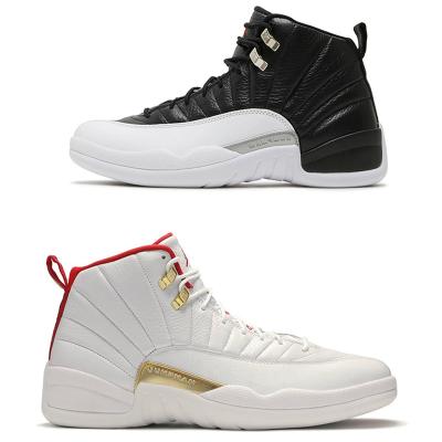 China Damping 2023 retro men's basketball shoes bred white final 12 royalty game flu retro sneakers royalty AJ 12 retro shoes for sale