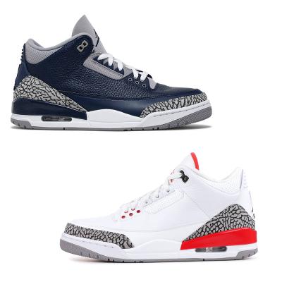 China NEW original quality brand retro sneakers aj 3 cushioning basketball sports shoes for men super hot fashion sneaker AJ 3 for sale