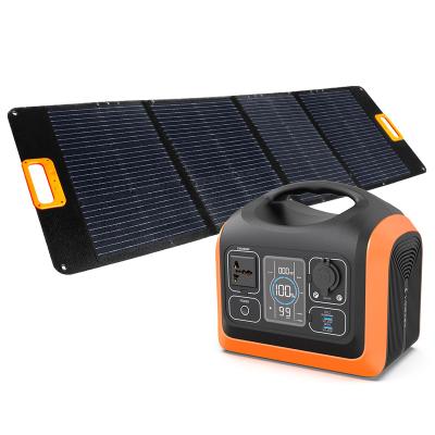 China Type C Solar Generator With Lightweight Rechargeable Camping Portable Solar Battery Power Station for sale