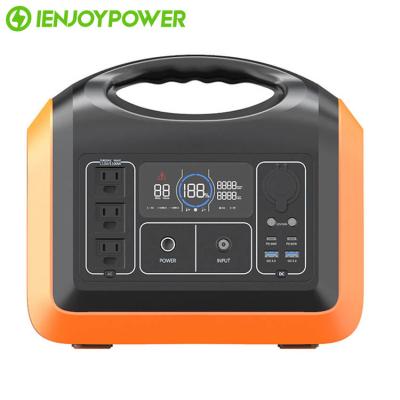 China Type C outdoor wholesale supply camping lifepo4 battery bank 1200w portable power station emergency emergency for sale