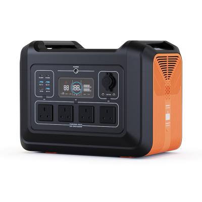 China Type C 2400W Power Station Portable Solar Generator With 220V Lithium Battery Supply Power Bank DC USB Power Bank Chargers for sale