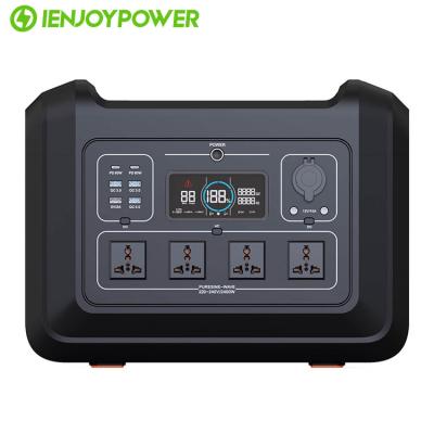 China Type C 2400w LiFePO4 Battery Charging Power System 2000w Camping Portable Power Station for sale