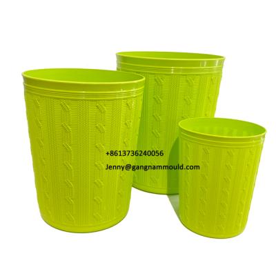 China Injection Molding Trash Bin Trash Bin Mold Plastic Plastic Supplier for sale