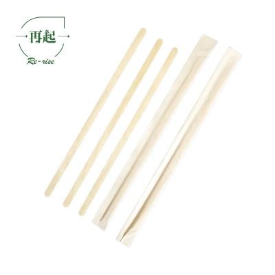 China 178x6x1.2mm Food Grade Disposable Popular Birchwood Wooden Coffee Stirrer for sale