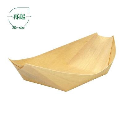 China 2019 Sustainable New Product Japanese Sushi Best Seller Wooden Boat for sale