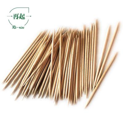 China Natural Size 65mm Disposable Toothpick Cutlery Disposable Wooden Toothpicks for sale