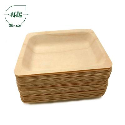 China China Disposable Eco-friendly Biodegradable Wooden Dish for sale