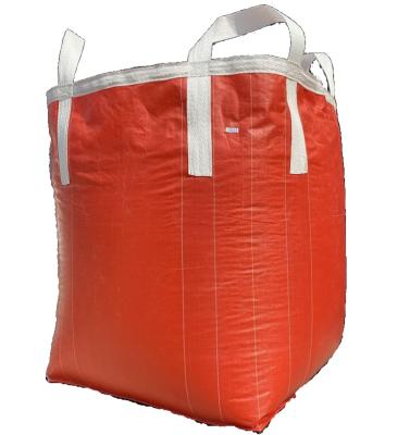 China Food Grade Big Bags for Firewood Packing Potato Bulk Mesh 200kg 1000kgs Top Skirt Pcs Flat Color Printing Feature Weight Bottom Loop Safety for sale