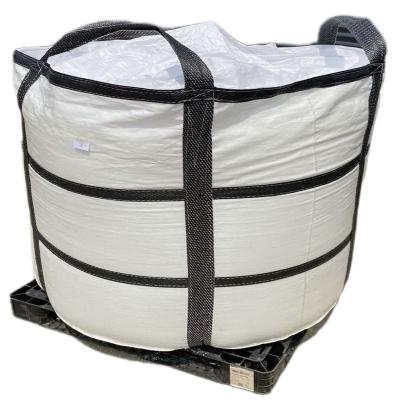 China Low price high quality jumbo bags food grade industrial fibc 1000kg 1500kg pp woven container white bag for sale