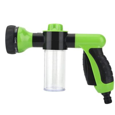 China Variable Flow Control 8 Way Spray Pattern Snow Foam Water Gun High Pressure Snow Foam Water Gun Garden Hose Equip Water Gun fire from a soap dispenser snow foam water sprinkler for sale